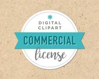 Commercial License for Digital Clipart Set