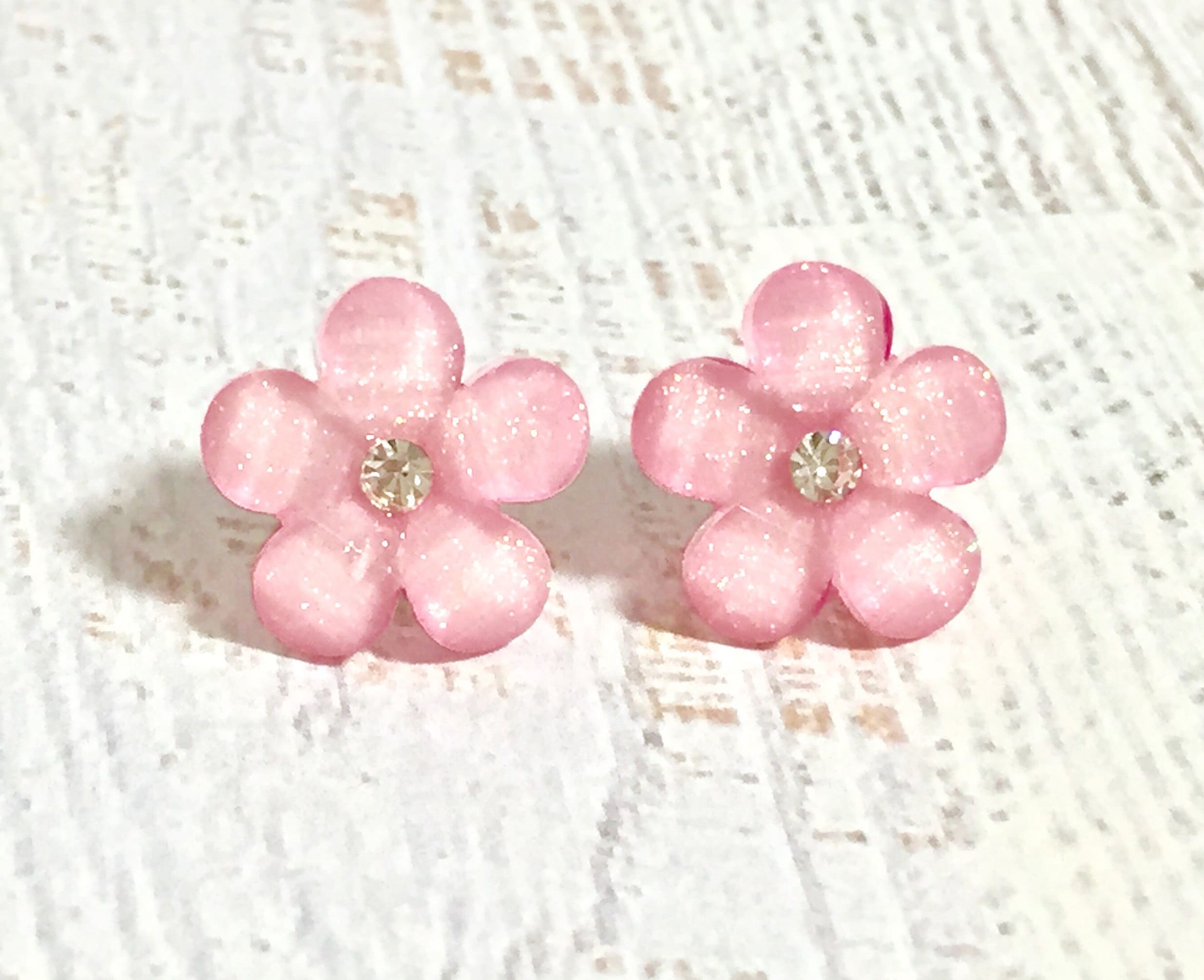 timelessly traditional pink earrings