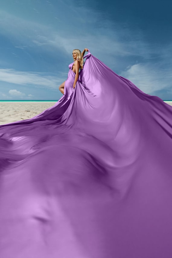 lilac asymmetrical dress One-shoulder Lilac Asymmetric Split Maxi Dress  Posh By Gigi