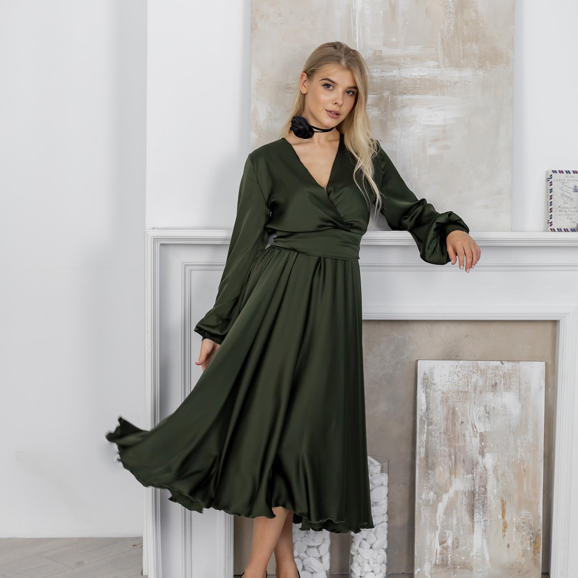green emerald velvet dress Tea Length Half Sleeves Green Prom Dress Short Party Dress PSK362 US2 / Green
