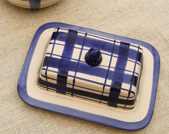 THE ALCOBAÇA butter dish made in Portugal 100% artisanal