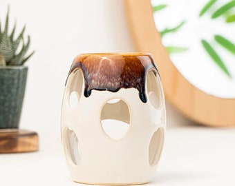 Decorative Oval Ceramic Incense Burner