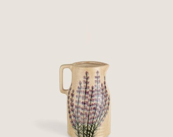 Lius Vase Small, 22 cm, Ivory/Lavender, Ceramic Home Decor