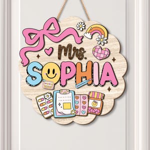 School Nurse Door Sign, Classroom Decor, Nurse Door Hanger, Nurse Sign Wall Art, School Medical Nursing Staff, New School Nurse Gift