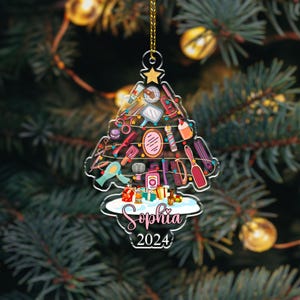 Hairdresser Ornament, Hairstylist Ornament, Hair Stylist Gift, Hair Salon Decor, Beautician Ornament, Barber Ornament, Cosmetologist Gift