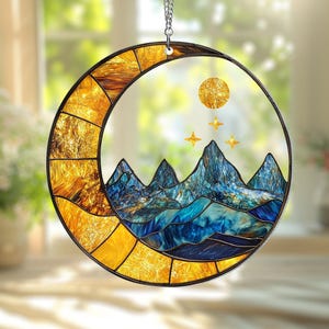 Night Court Acrylic Ornament, Night Court Acrylic Window Hanging, Fantasy Book Reader Gift, Book Lover Gift, Bookish Gift,Bookshelf Decor