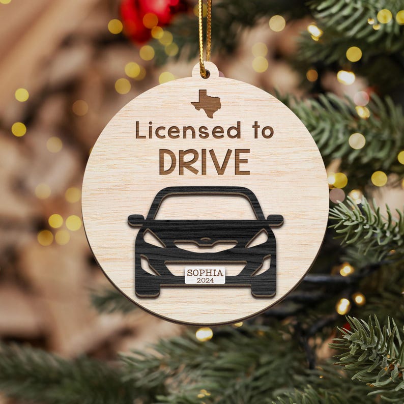 New Driver Ornament, Funny Christmas Gift, Teenage Driver, Sweet 16
