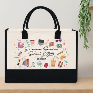 Personalized Pioneer School Tote Bag, Pioneer Service School Tote, JW Pioneer Gift, Best Life Ever Bag, JW Pioneer School 2025 Gift, JW gift