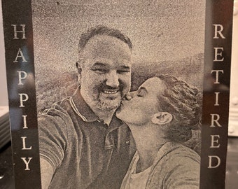Personalized Custom Laser Engraving - your favorite Photo, Logo, or phrase on Various Materials.