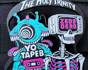 Zeds Dead, Tape B, Subtronics Holy Trinity Inspired Pin (Men's and Women's EDM DJ Music Festival Rave Outfit Accessories)