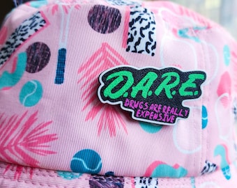 Grappige DARE-pin: EDM Rave-outfitaccessoire - 3D-geprint