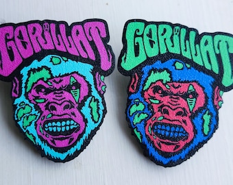 GorillaT-pin (accessoires EDM DJ Music Festival Rave-outfit voor heren en dames)