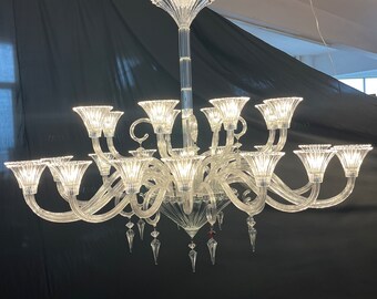 Mille Nuits Oval Chandelier (24L) Style of Baccarat