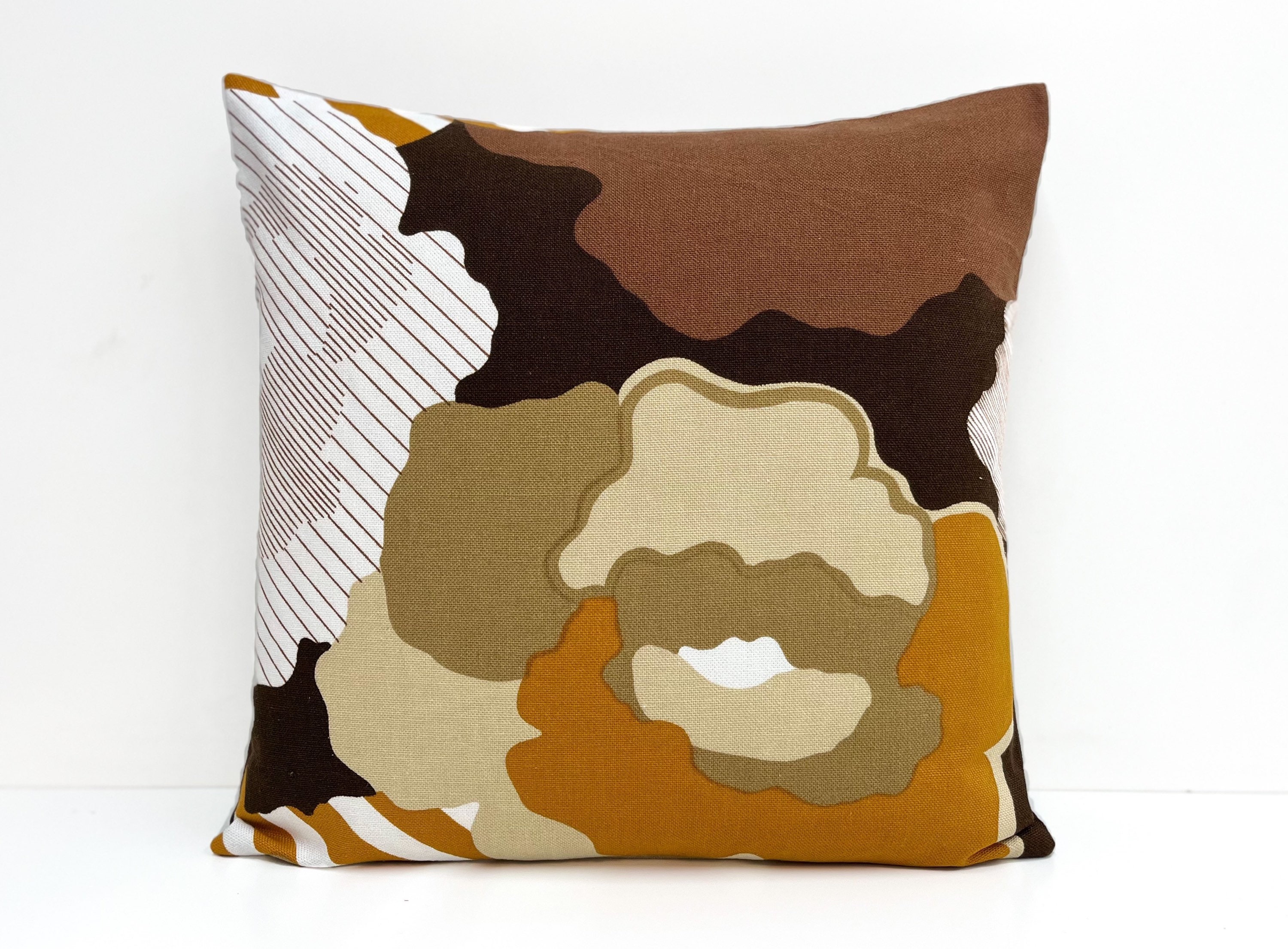 Vintage 60s 70s Cushion Cover Cumulus by Jonelle Pillow