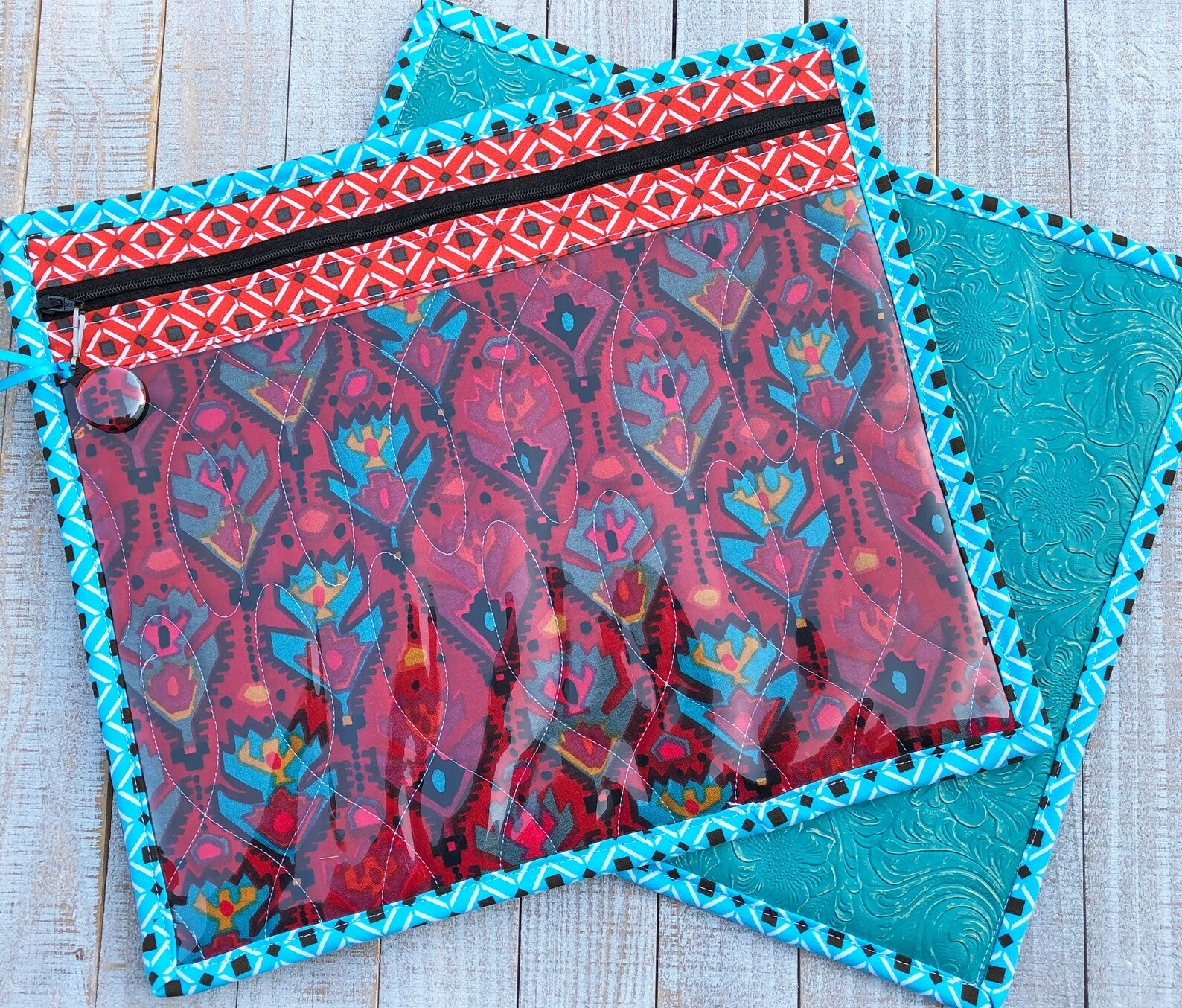 Alex. Henry Needlework Project Bag 11x13 Zipper Etsy