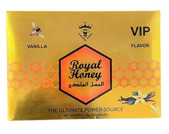 VIP Royal Kingdom Vanilla Flavor Honey (20g x 12) |Pack of 1