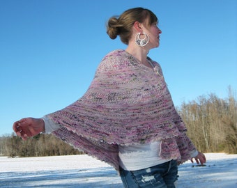 Speckle Code Shawl Knitting Pattern pdf