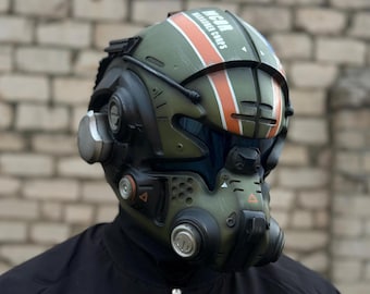 Casco de Jack Cooper de Titanfall 2 para cosplay y airsoft. ¡Envío gratuito a EE. UU.!