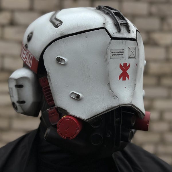 Trauma Team helmet from Cyberpunk 2077 for Cosplay and Airsoft !FREE US Сustoms Duty!
