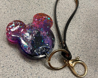 Chunky Disney+bi pride keychain