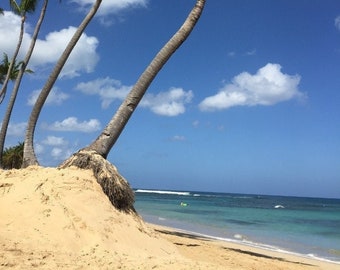 A beautiful picture of a beach in the Dominican Republic