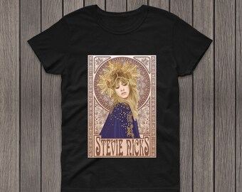 Concerto musicale di Stevie Nicks degli anni '90, Stevie Nicks Tour 2024, Regali per i fan della camicia Stevie Nicks, Merchandise Stevie Nicks, Camicia Stevie Nicks