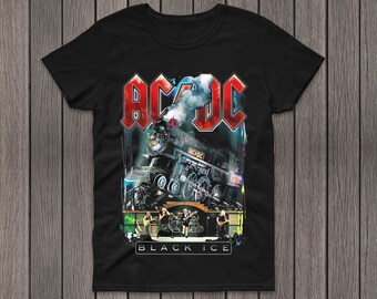 T-shirt AC/DC, regali per i fan della maglietta ACDC, maglietta grafica Acdc, maglietta retrò Acdc, maglietta della band Acdc, maglietta del tour Acdc, regali Acdc