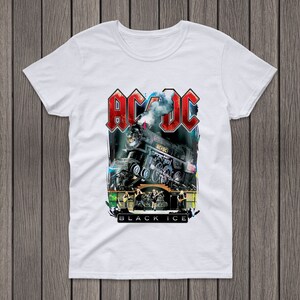 T-shirt AC/DC, regali per i fan della maglietta ACDC, maglietta grafica Acdc, maglietta retrò Acdc, maglietta della band Acdc, maglietta del tour Acdc, regali Acdc immagine 2