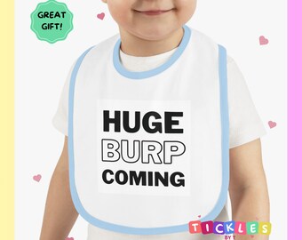 Cotton Fabric Baby Bib | BURP | Velcro Closure Cotton Baby Bib | Gift for Baby | Baby Shower Gift | Baby Wear | Christmas | Birthday