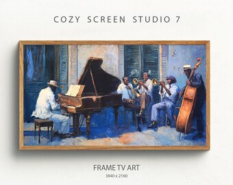 Jazz Frame TV Art / Dipinti di musicisti (download digitale)
