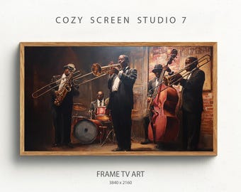 Cuadro de música jazz para TV / Cuadro de músicos (Descarga digital)