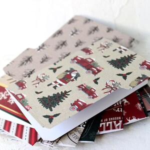 Christmas Mini File Folders: Scrapbook & Junk Journal Supply