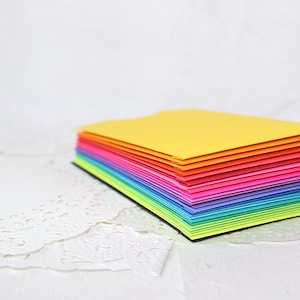 Enveloppes faites main, Enveloppes aux couleurs vives, Enveloppe pour carte-cadeau, Fourniture de journaux indésirables