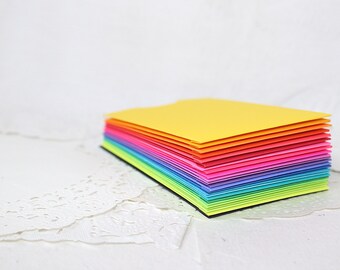 Handmade Envelopes, Business Card Envelopes, Bright Colored Envelopes