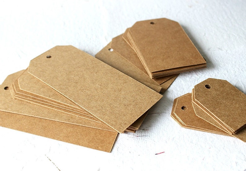 Assorted Chipboard Tags Tags Scrapbooking Accessories Etsy