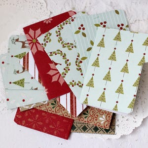 Christmas Mini File Folders: Scrapbook & Junk Journal Supply