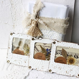 Faux Specimen Slides, Junk Journal Supply, Journal Embellishments, Journal Dangles, Journal Charms