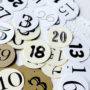Étiquettes numériques, Embellissements de scrapbooking, Quotidien de décembre, Journal indésirable, Smash Book, Project Life, Numéros de calendrier