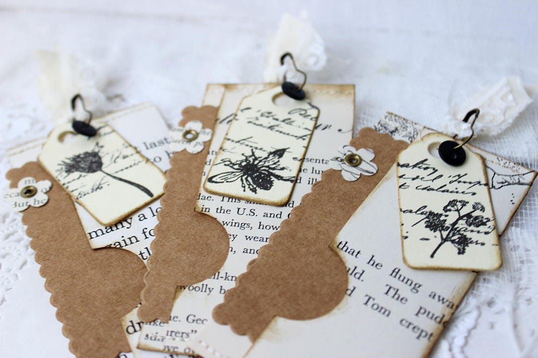 Paperclip Pockets Tag Pockets Junk Journal Supply Paper