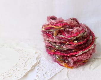 Art Yarns, Yarn Pack, Scrapbook Supply, Tag Tassels, Embellishment Fibers