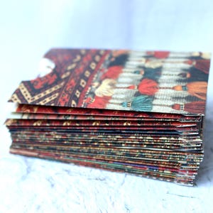Enveloppes faites main, Enveloppes pour cartes-cadeaux, Enveloppes aux motifs colorés, Fourniture de journaux indésirables