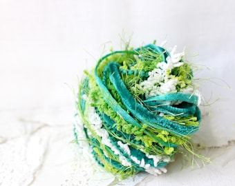 Art Yarns, Yarn Pack, Scrapbook Supply, Tag Tassels, Embellishment Fibers