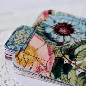 Cartes de journalisme, Fourniture de journal indésirable, Cartes de journal floral, Journal de poche éphémère de poche