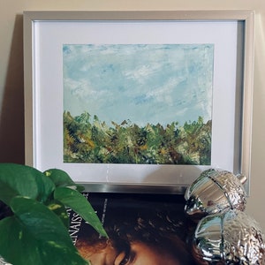 Original Oil Painting | Frameless Landscape Painting | Wall art