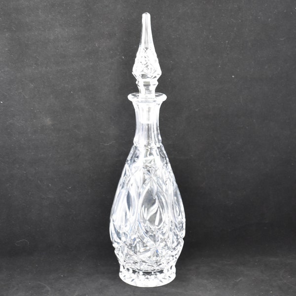 Tall Lead Crystal Decanter - Genie Bottle Shape