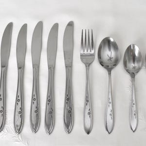 Flower Dance by Imperial Stainless Flatware - Partial Set of 10 Pieces