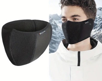LOOGDEEL Winter Unisex Warm Fleece Mask, Windproof Cycling Face Mask, Anti Dust Reusable Headgear
