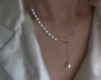 ネックレス・ペンダント [fillow] big pearl cupid necklace big pearl cupid necklace - FILLOW