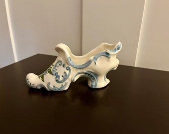 Vintage Porcelain Victorian Shoe Slipper