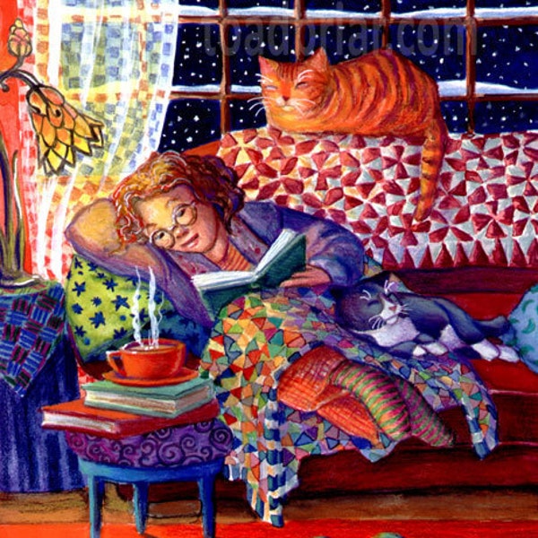 Stampa firmata notte accogliente